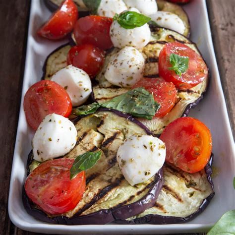 Italian Grilled Eggplant Caprese Recipe An Italian In My Kitchen