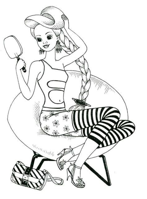 Ladies Coloring Pages to download and print for free