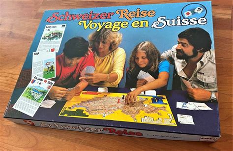 Vintage Schweizer Reise Carlit Spiel 1980er TOP ZUSTAND Kaufen