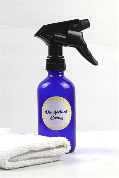 Diy Disinfectant Spray Best Homemade Diy Disinfecting Spray Recipe