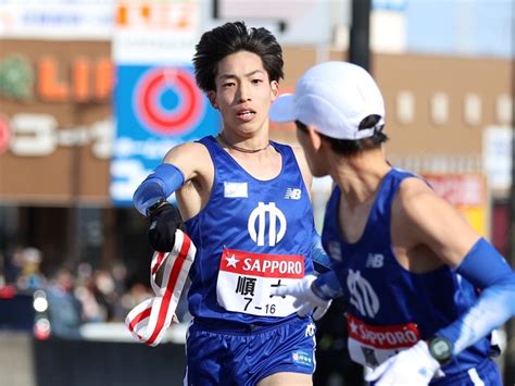 陸上・駅伝 順天堂大・三浦龍司 初の箱根駅伝2区に「昨年より成長できた、もっとのびしろを」 4years 学生スポーツ