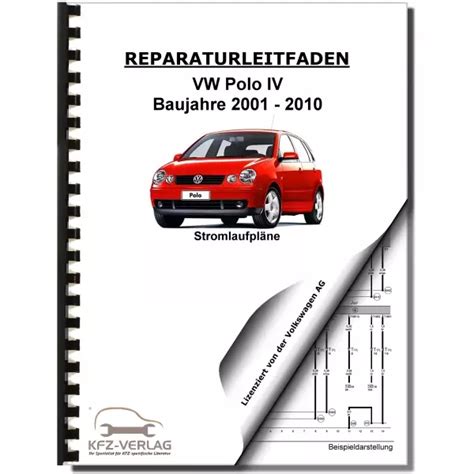 VW Polo 4 Typ 9N 01 10 Schaltplan Reparaturanleitung