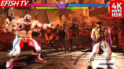 Zangief Vs Ryu Lv 8 Cpu Street Fighter 6 Ps5 4k 60fps Youtube