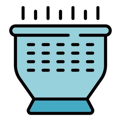 Premium Vector Colander Icon Outline Vector Cooking Strainer Kitchen