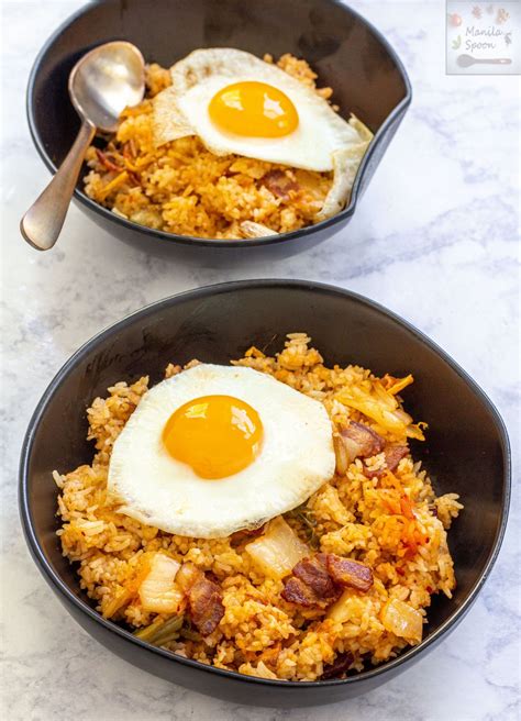 Bacon And Kimchi Fried Rice Manila Spoon