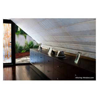 Motorized Roman Skylight Shade By Alluring Window Contemporain