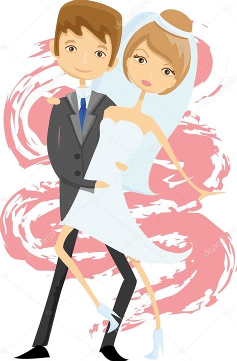 Wedding Picture Bride And Groom Stock Vector Image By ©virinaflora