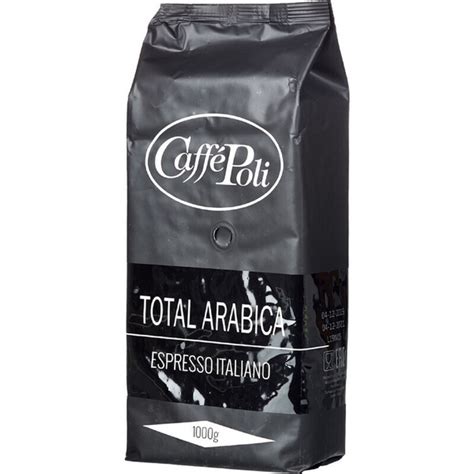 Кофе Caffe Poli Arabica в зернах 1 кг купить с доставкой по выгодным