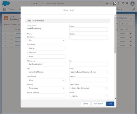 How To Use Web To Lead In Salesforce Einstein Hub Salesforce Guide