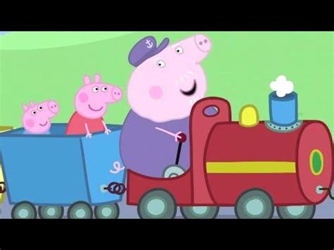 Peppa Pig Rides a Train! Peppa Pig Official Channel Family Kids ...