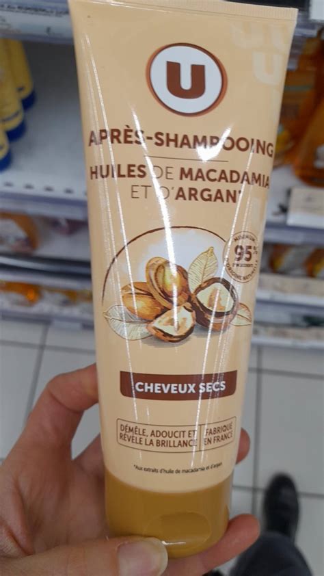 Composition By U Cheveux Secs Après Shampooing à Lhuile De Macadamia Et Dargan Ufc Que Choisir