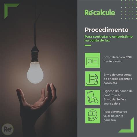 Como Funciona O Empr Stimo Na Conta De Luz Recalcule