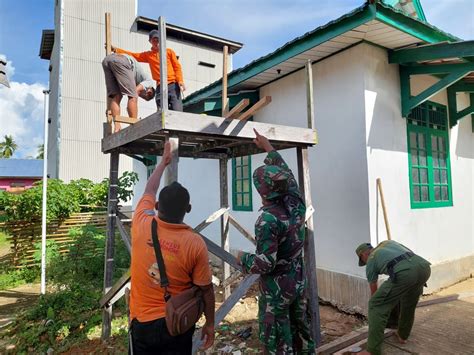 Budaya Gotong Royong Terus Diaplikasikan Dalam Pengerjaan Kegiatan TMMD