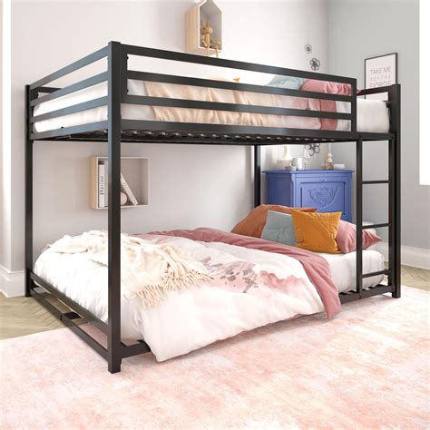 Dhp Miles Metal Fullfull Bunk Bed Black Metal Bunk Beds Cool Bunk Beds Bunk