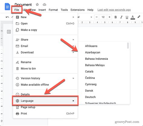 So ändern Sie Sprache in Google Docs Gamingdeputy Germany