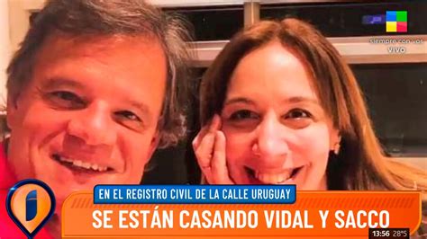 Se casaron María Eugenia Vidal y Quique Sacco en una ceremonia muy íntima