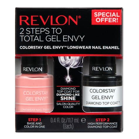 Revlon 8floz Gel Envy Nail Color 2pk 790 Cardshark