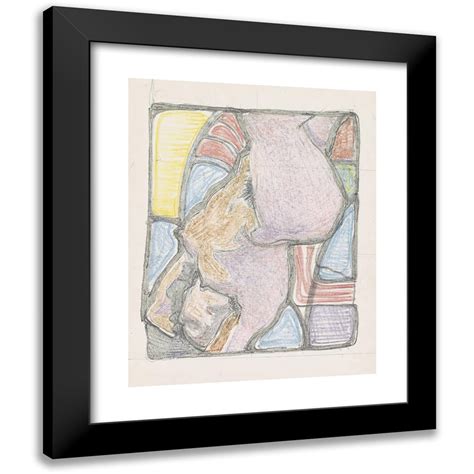 Reijer Stolk X Black Modern Framed Museum Art Print Titled Lying