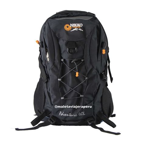 Ripley Mochila Outdoor Aventure Litros Trekking Monta A Negro