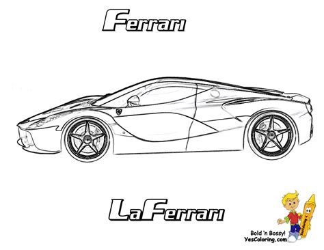 Dessins De Coloriage Ferrari Imprimer Sur Laguerche Page