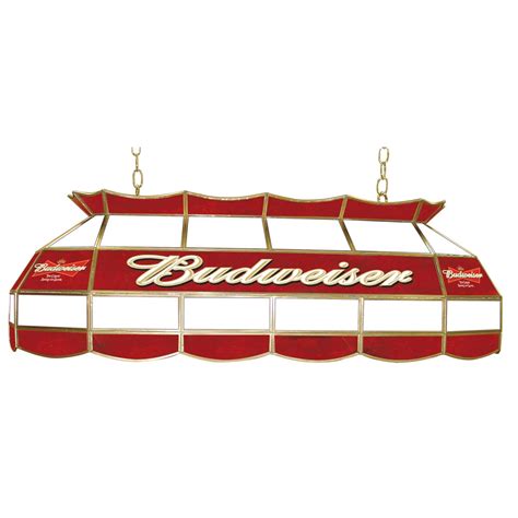 Budweiser 40 Inch Stained Glass Pool Table Light