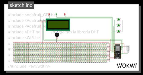 Matrix 8x8 Ws1812b With Esp32 Wokwi Esp32 Stm32 Arduino Simulator