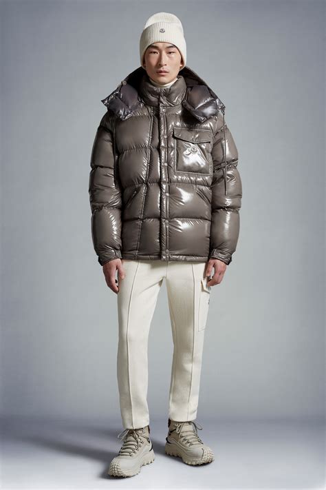 Gray Moncler Karakorum Short Down Jacket Short Down Jackets For Men