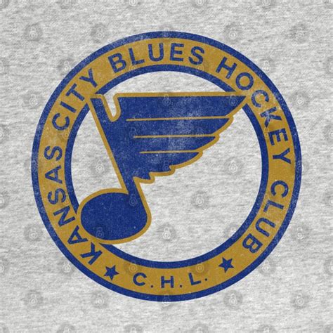 Defunct Kansas City Blues Hockey Club Kc T Shirt Teepublic