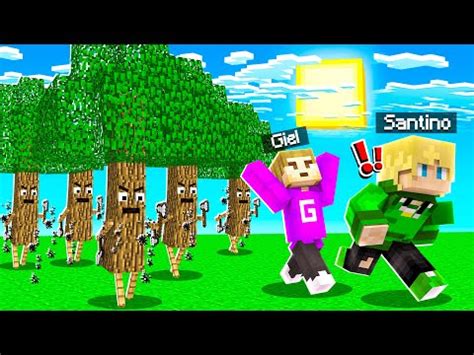 Minecraft Maar BOMEN Vallen Mij Aan En Vechten Terug YouTube