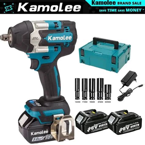 Kamolee 1800 N M High Torque 6 0Ah 6000mAh Brushless Electric Impact