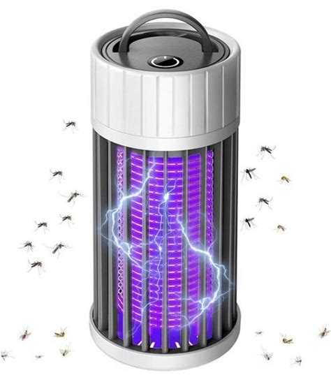 Luminaria Mata Mosquito Armadilha Eletrica Repelente Choque Led Luz Uv