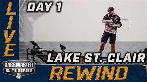 Bassmaster 2023 Bassmaster Live At Lake St Clair Day 1 Angler Hq