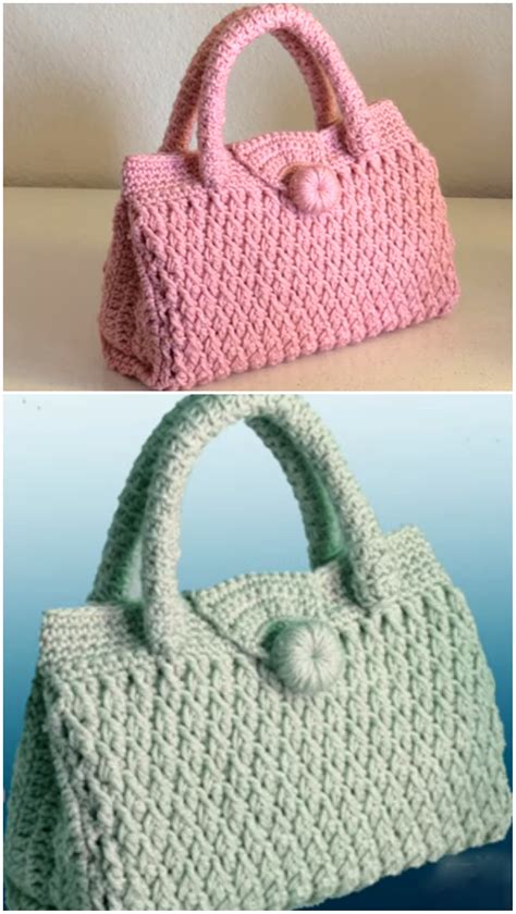 Crochet Beautiful Handbag For Beginners Crochet Ideas