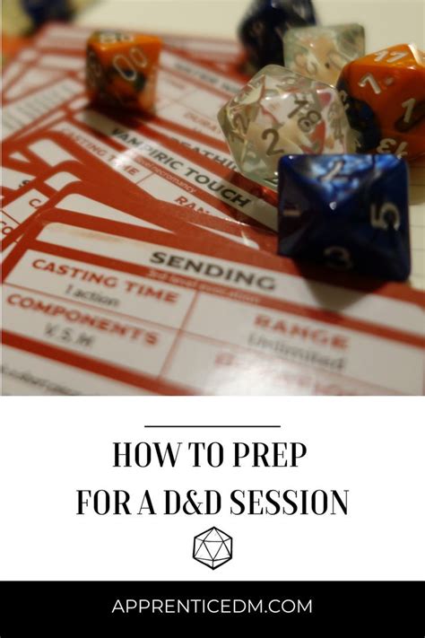 How To Prep For A Dungeons And Dragons Session Prepping Dnd Dungeon