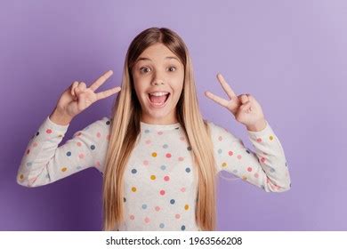 Excited Crazy Blonde Haired Girl Kid Stock Photo Shutterstock