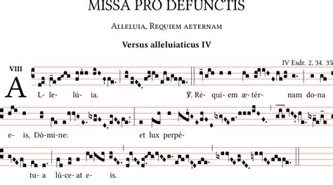 Alleluia Requiem Aeternam Gregorianum Org