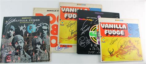 Lot Detail Vanilla Fudge Lot Of Five 5 Band Signed Albums W 4 Signatures Psa Jsa Guaranteed