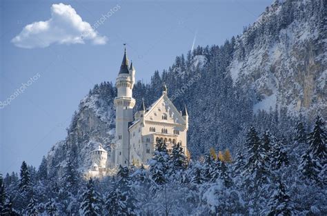 Winter view of Castle Fussen, Bavaria, Germany – Stock Editorial Photo ...