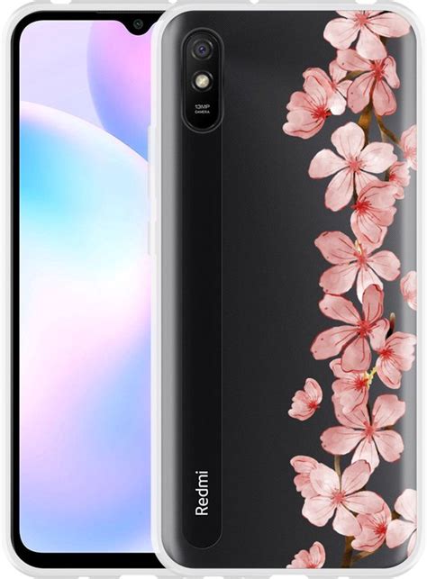 Xiaomi Redmi 9AT Hoesje Flower Branch Designed By Cazy Bol