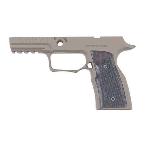 Sharps Bros Improved Grip Module Sig P320 Manual Safety Wenge Wood Grip Fde