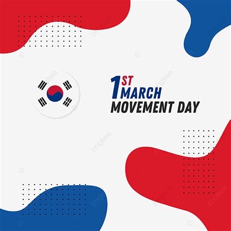 March St Vector Png Images St March Movement South Korea Design