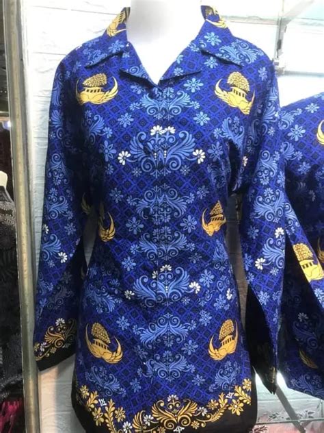 Baju Korpri Wanita Terbaru 2022 Bahan Sutra Baju Korpri Seragam Pns