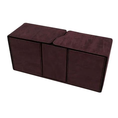 Ultra Pro Alcove Vault Suede Collection Ruby Flip Box ToyWiz