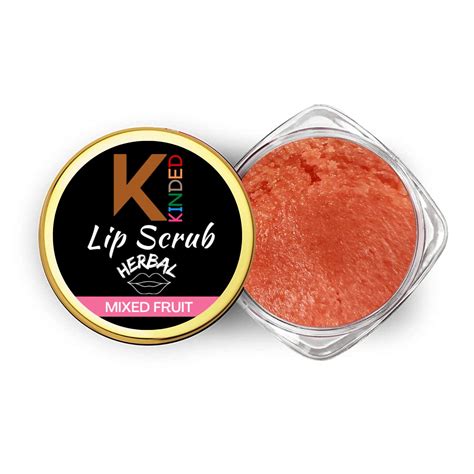 Kinded Lip Sugar Scrub Herbal Natural Essential Oils Exfoliating Balm