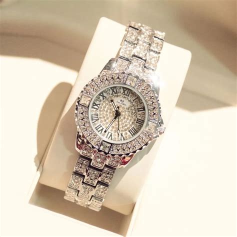 2016 Arrival Famous Brand Bling Watch Women Luxury Austrian Crystals