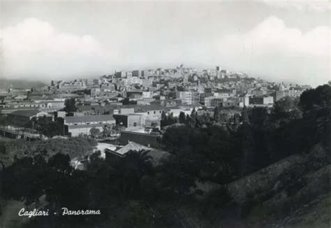 Cartolina Sardegna Cagliari Panorama Viaggiata Anno Eur