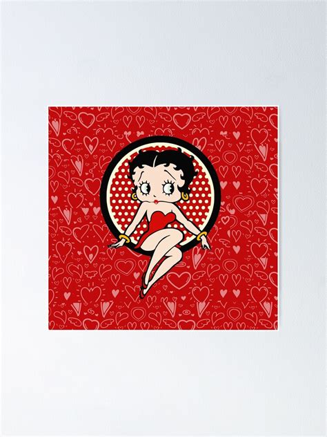 Betty Boop Collage Red 2023 Betty Boop Betty Boop Sassy Betty Boop