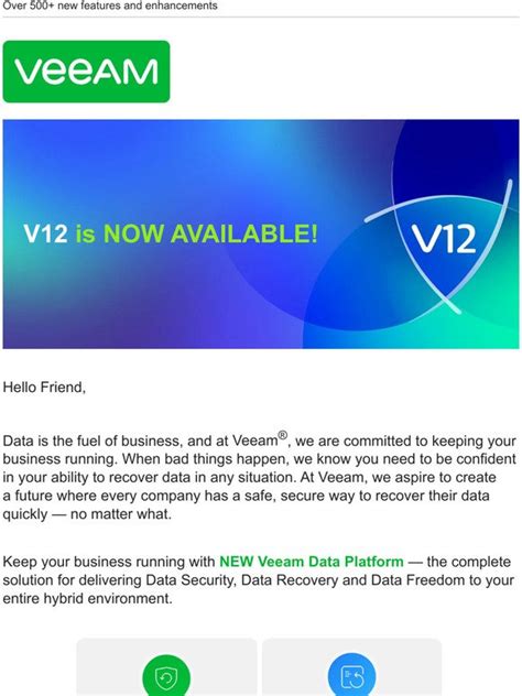 Veeam Performance Marketing Program V12 Is NOW AVAILABLE Milled