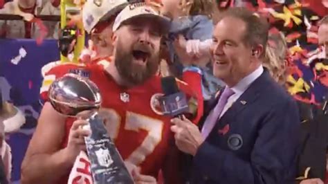 Travis Kelce, Chiefs: Sang “Viva Las Vegas,” and went wild on Super ...