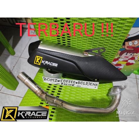 Jual Knalpot Krace K Race Standar Racing Nmax Aerox Adv Pcx Vario Beat